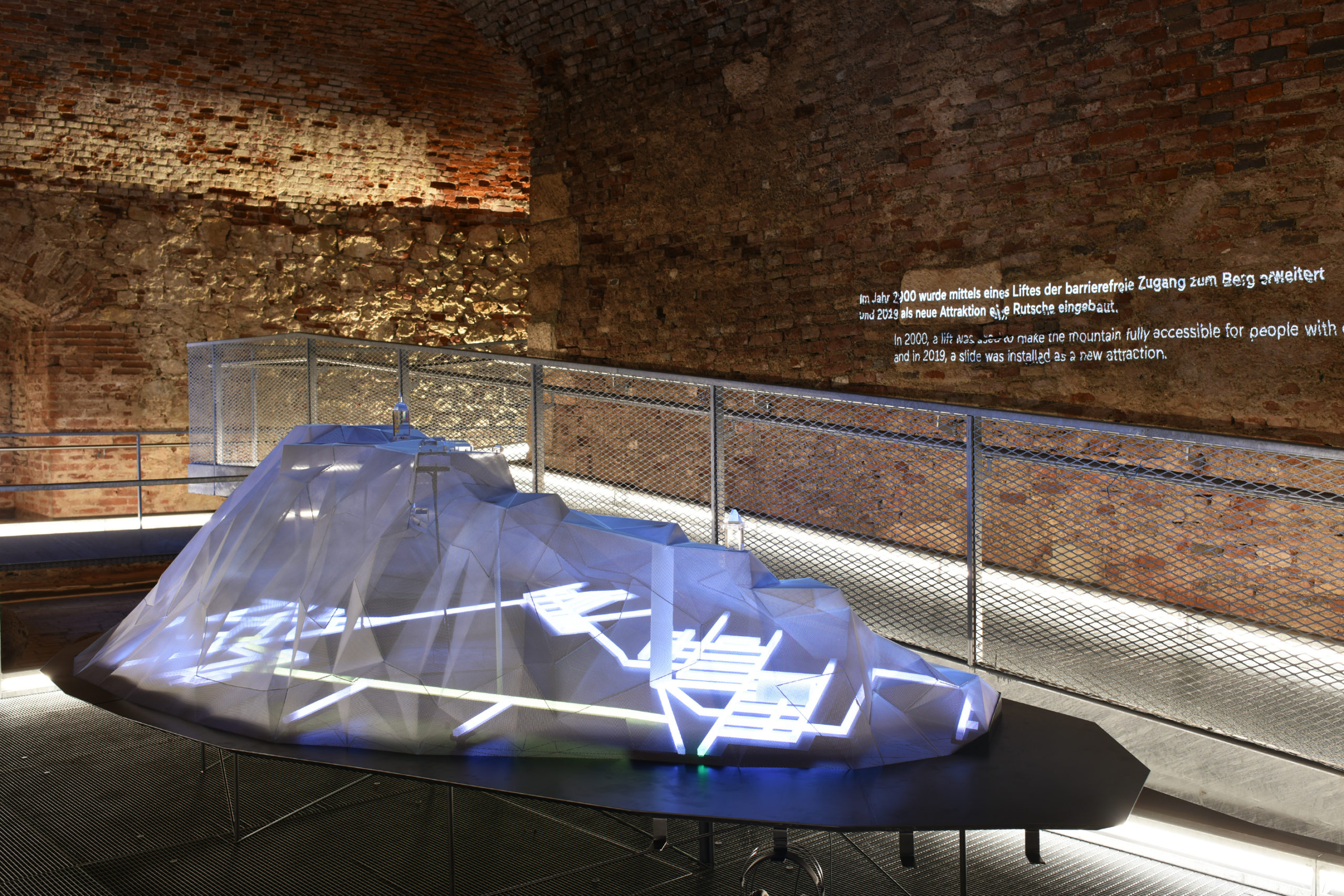 Graz Museum Schlossberg, Kasematte, Schlossbergmodell, Schlossberg-Story © Graz Museum, Franziska Schurig