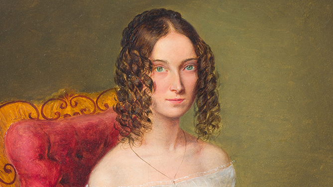 Porträt Katharina Pratobevera, 1846
Öl auf Karton