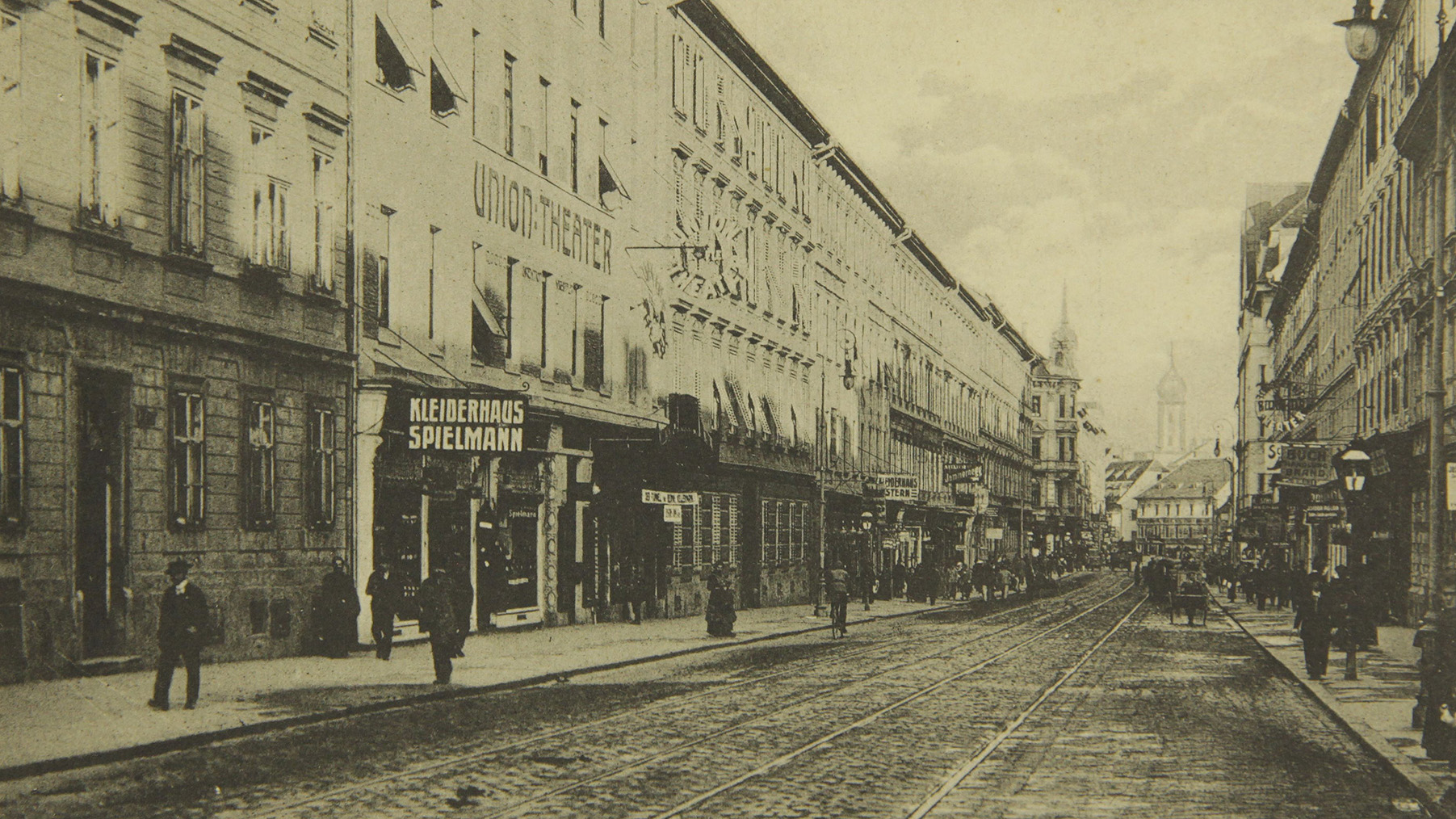 Foto: Annenstraße 1918, Postkartensammlung Graz Museum