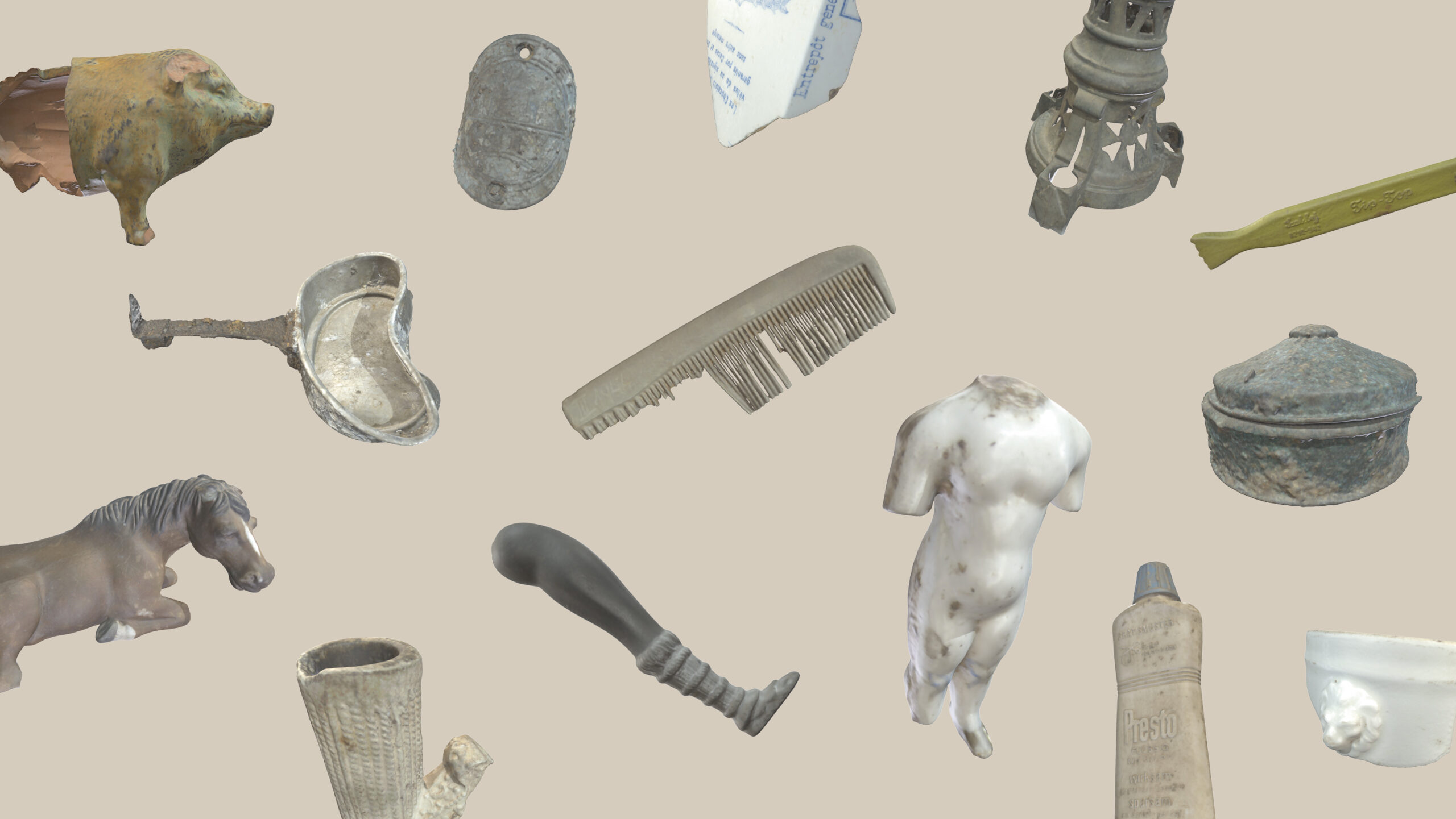 Archäologie: Ausgewählte historische Artefakte bieten archäologische Einblicke in die Vergangenheit.